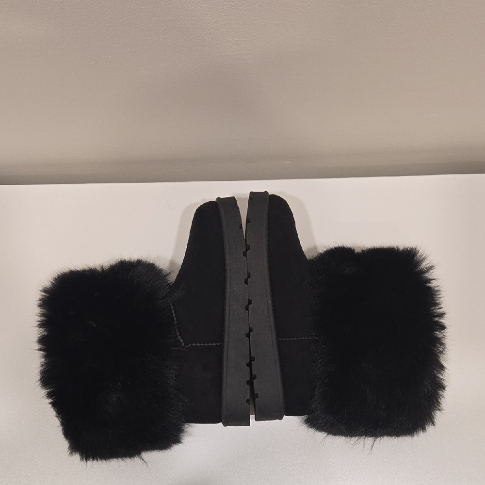 Rouge Helium Black Winter Fur Boots **NWOT** - Picture 6 of 10
